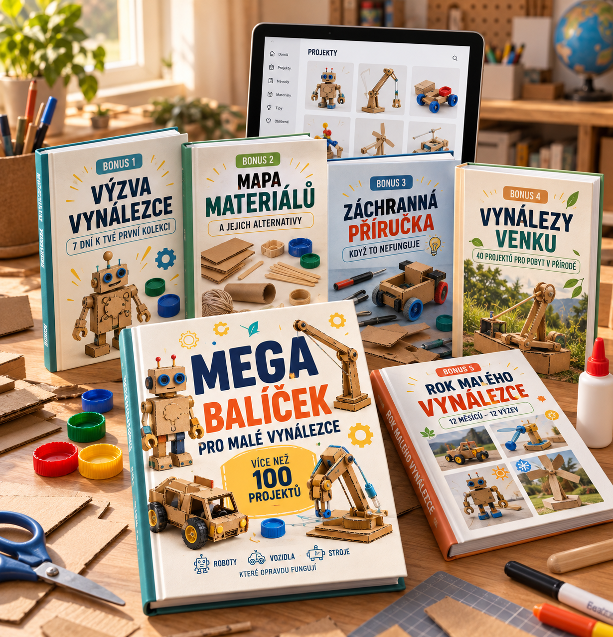 Deník malého vynálezce a jeho bonusy