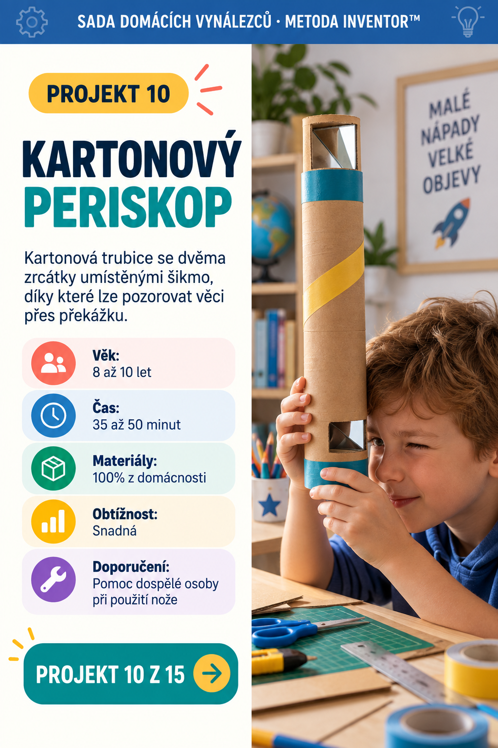 Kartonový periskop