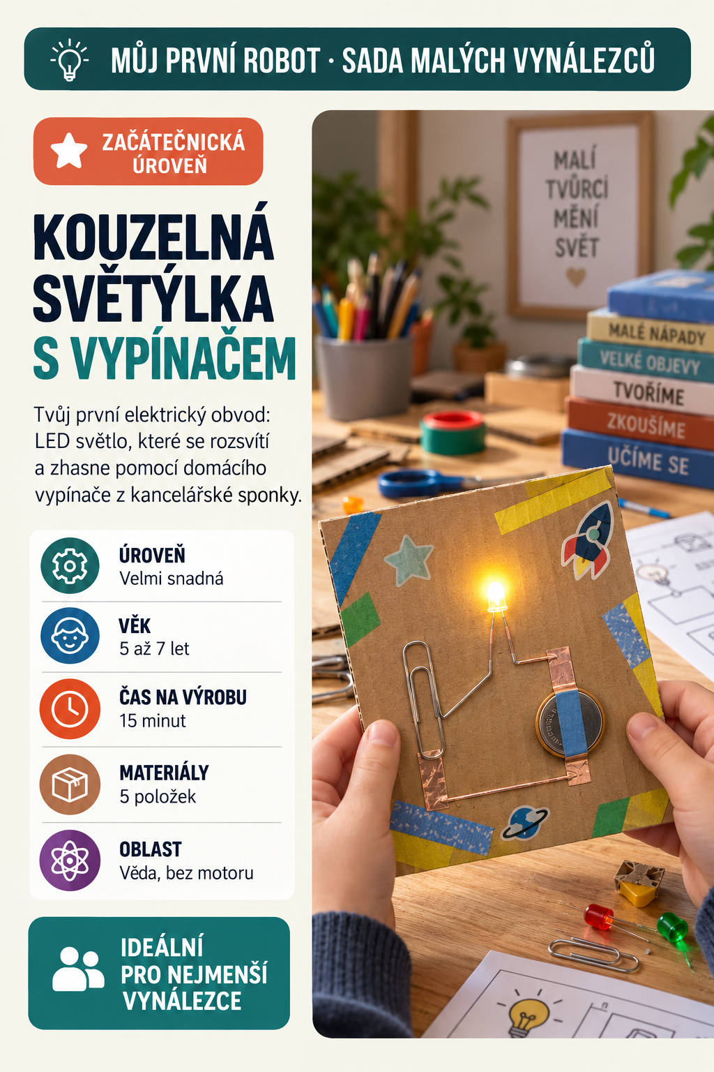 Kouzelná světýlka s vypínačem